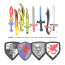 Foam Swords And Shields Playset (8 Swords And 4 Shields)