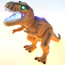 Remote Control Dinosaur T-Rex Toy for Kids (Brown)