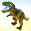 Remote Control Dinosaur T-Rex Toy for Kids (Green)