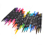 Dual Brush Markers | Pack of 24 Variety Color Marker Pens