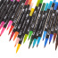Dual Brush Markers | Pack of 24 Variety Color Marker Pens